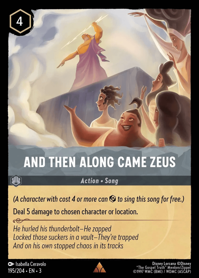 And Then Along Came Zeus (Into the Inklands)