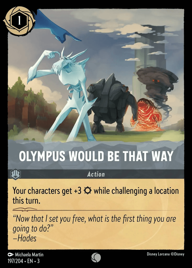 Olympus Would Be That Way (Into the Inklands)