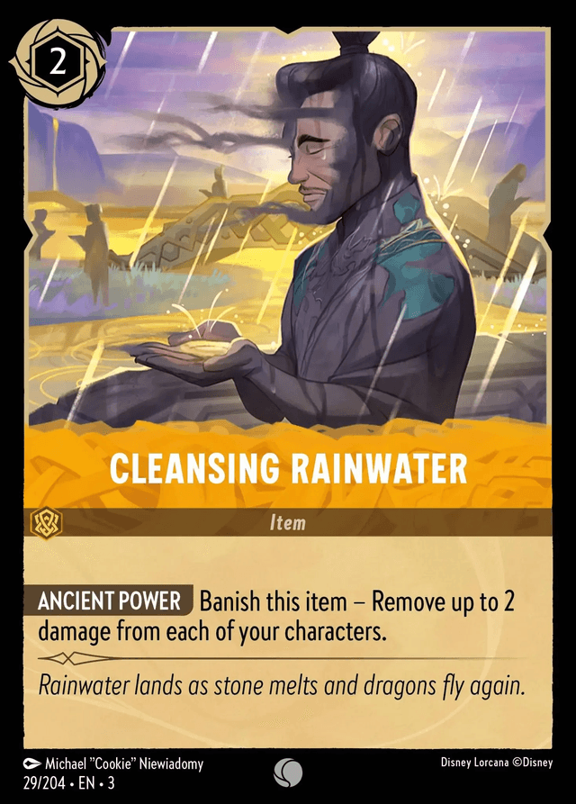 Cleansing Rainwater (Into the Inklands)