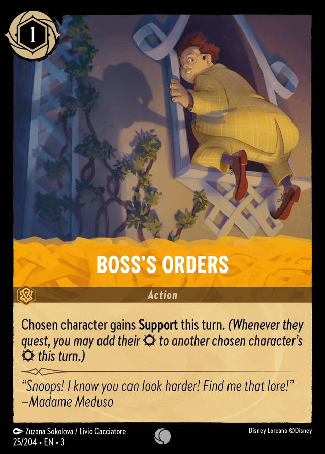 Boss's Orders (Into the Inklands)