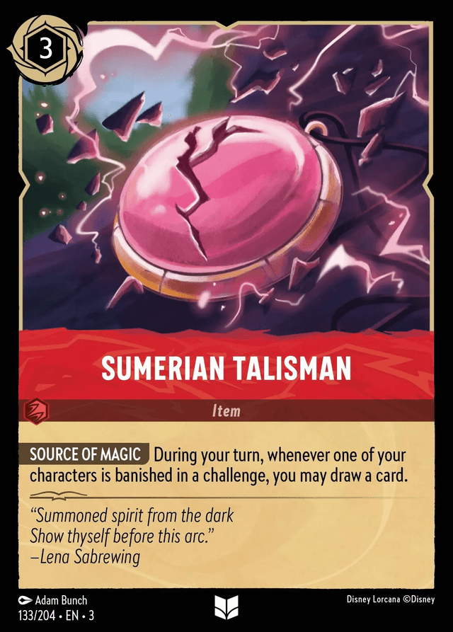 Sumerian Talisman (Into the Inklands)