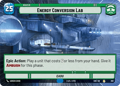 Energy Conversion Lab (Spark of Rebellion)