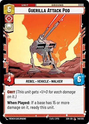 Guerilla Attack Pod (Spark of Rebellion)