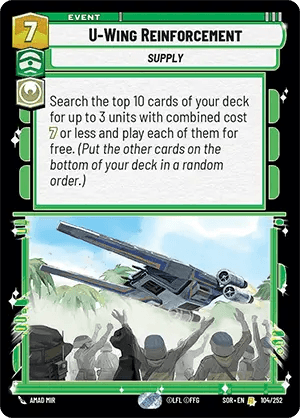 U-Wing Reinforcement (Spark of Rebellion)