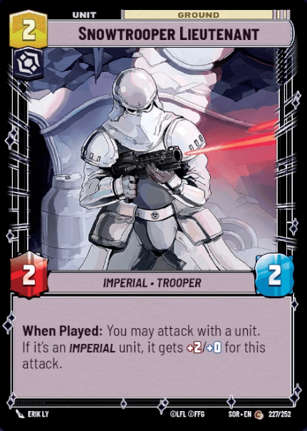 Snowtrooper Lieutenant (Spark of Rebellion)