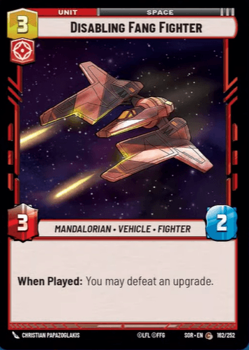 Disabling Fang Fighter (Spark of Rebellion)