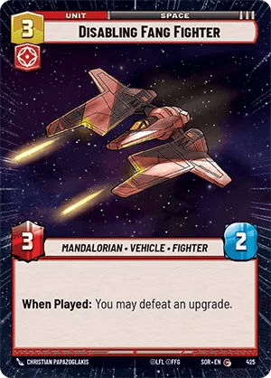 Disabling Fang Fighter (Spark of Rebellion)