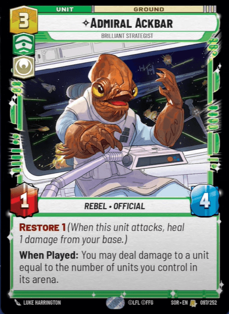 Admiral Ackbar (Spark of Rebellion)