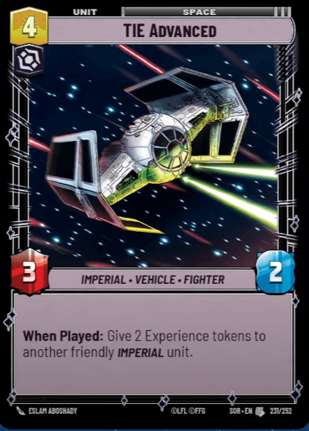 TIE Advanced (Spark of Rebellion)